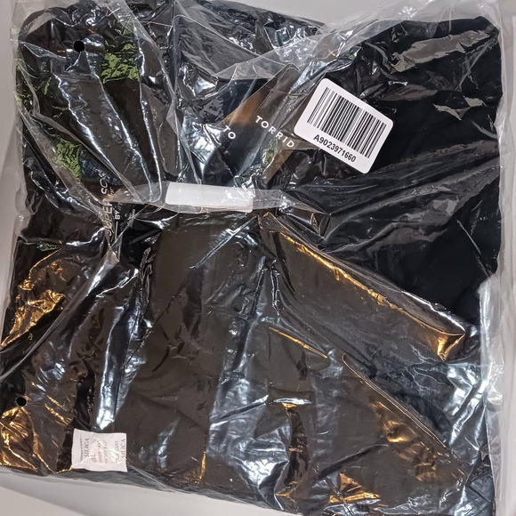 NEW TORRID Dress Ruched Gathers Plus Size 3X Cinched Bodycon Super Soft Black. - Picture 6 of 8